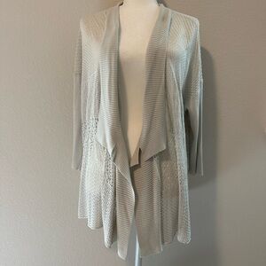Eileen Fisher Silk sheet lace Cardigan